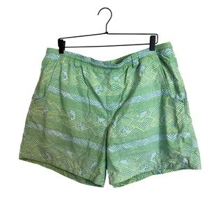 Columbia PFG Green Omni Shade Clearwater Shores‎ Swim Shorts Large